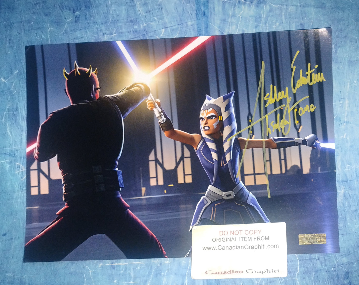 Ashley Eckstein Hand Signed Autograph Photo COA Star Wars Clone Wars