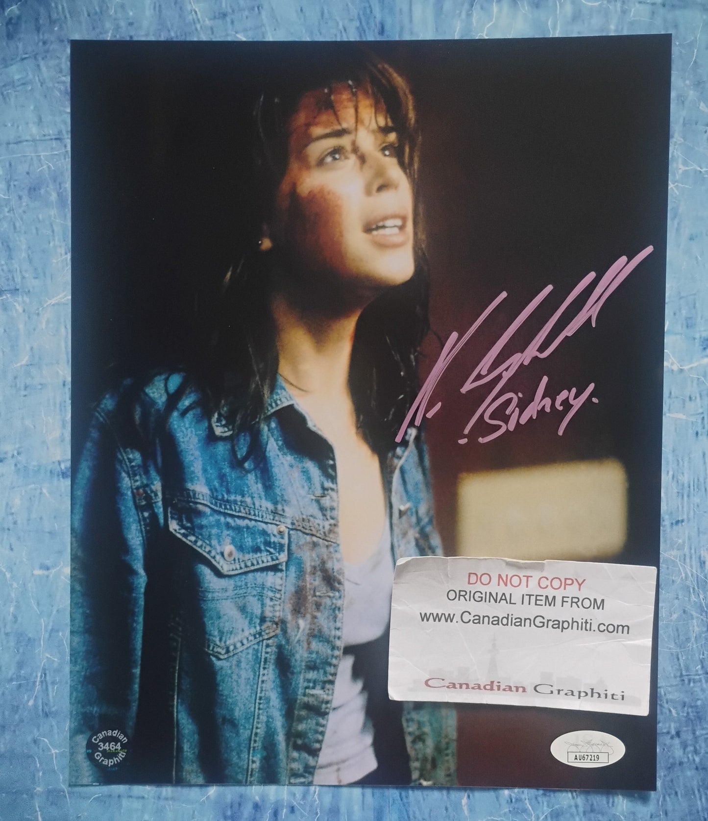 Neve Campbell Hand Signed Autograph 8x10 Photo JSA COA Scream