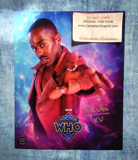 Ncuti Gatwa Hand Signed Autograph 8x10 Photo COA Doctor Who