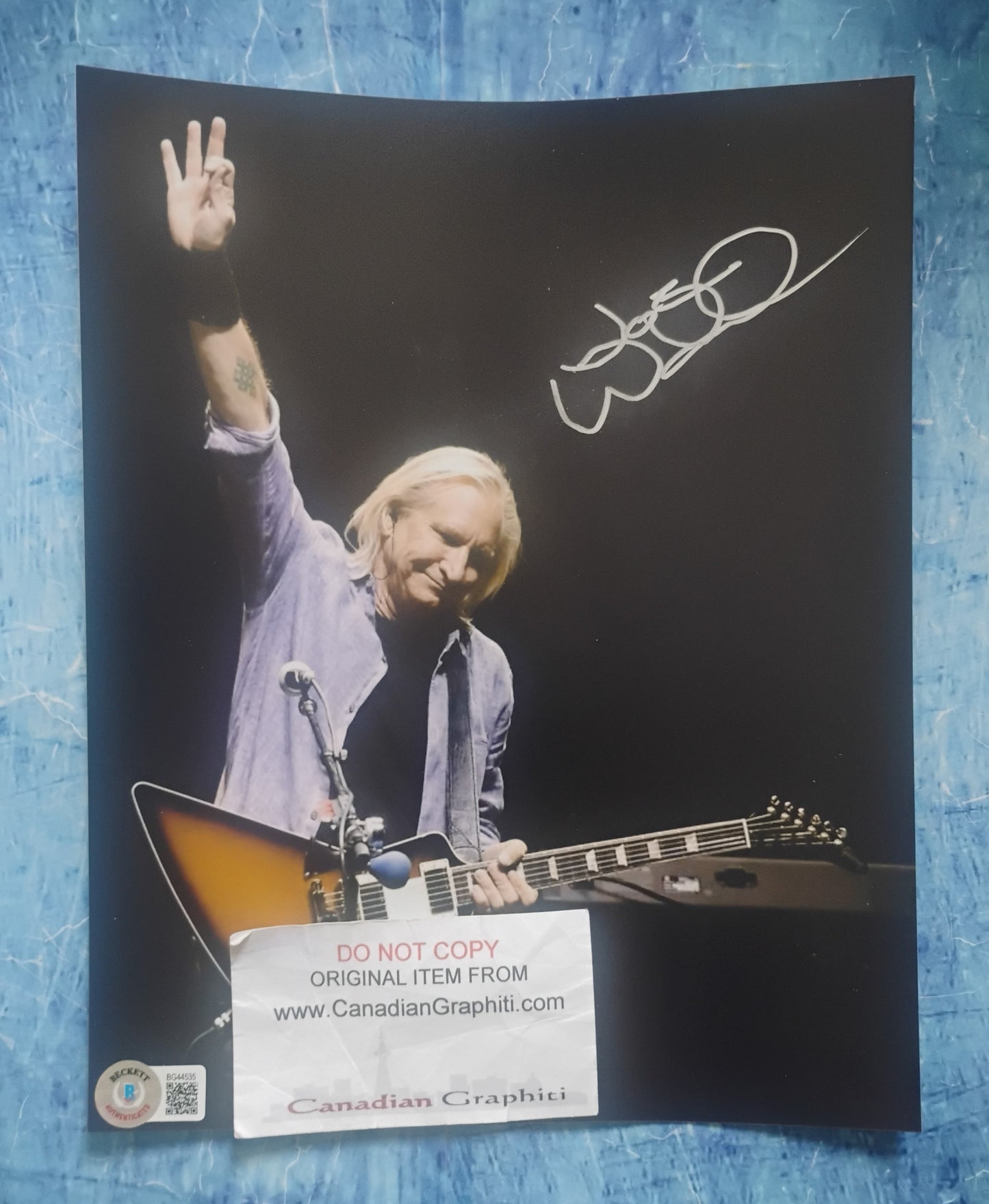Joe Walsh Hand Signed Autograph 8x10 Photo BAS COA The Eagles