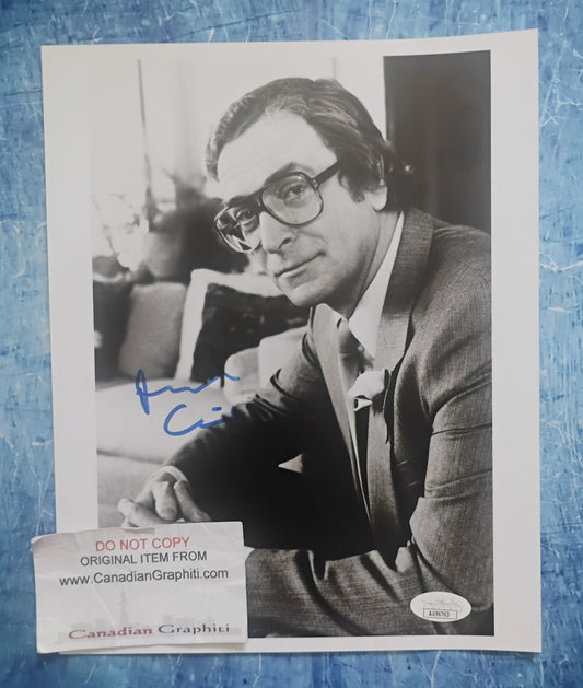 Michael Caine Hand Signed Autograph 8x10 Photo JSA COA