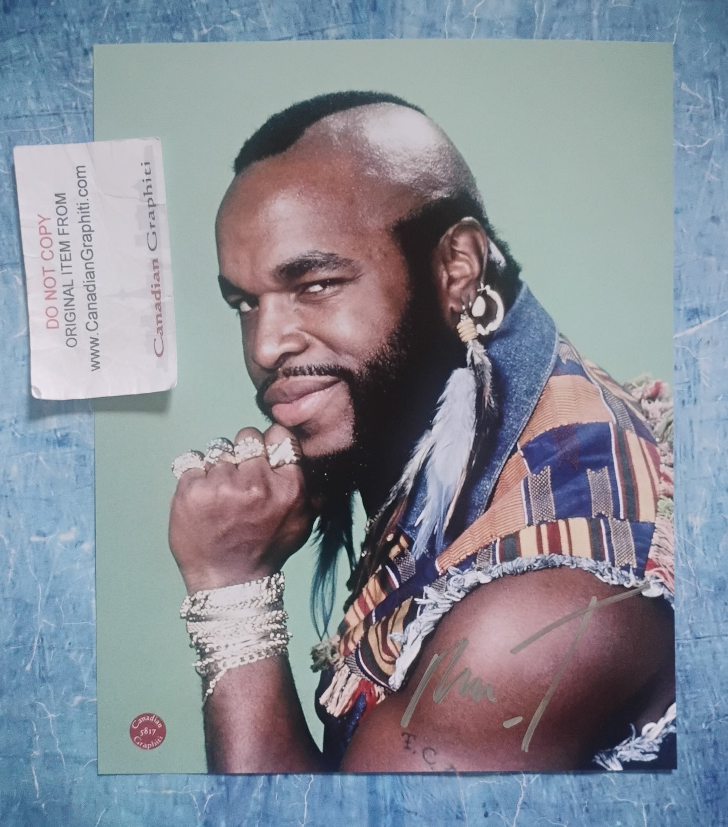 Mr T Hand Signed Autograph 8x10 Photo COA