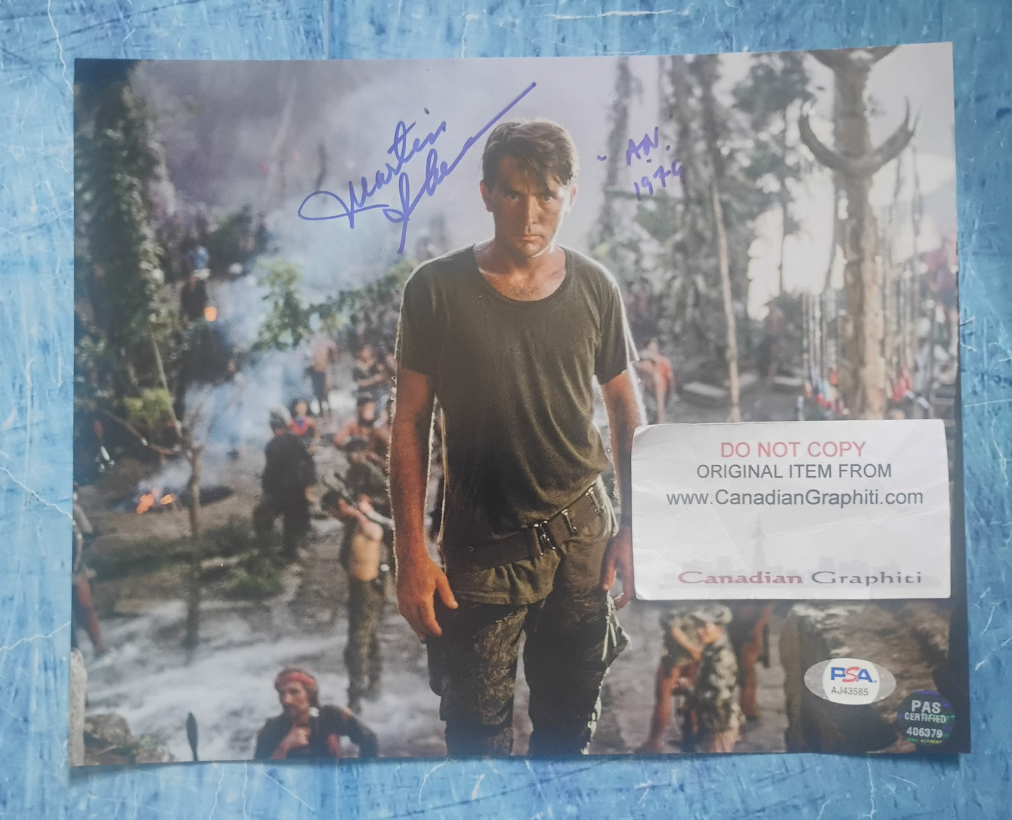 Martin Sheen Hand Signed Autograph 8x10 Photo PSA COA Apocalypse Now