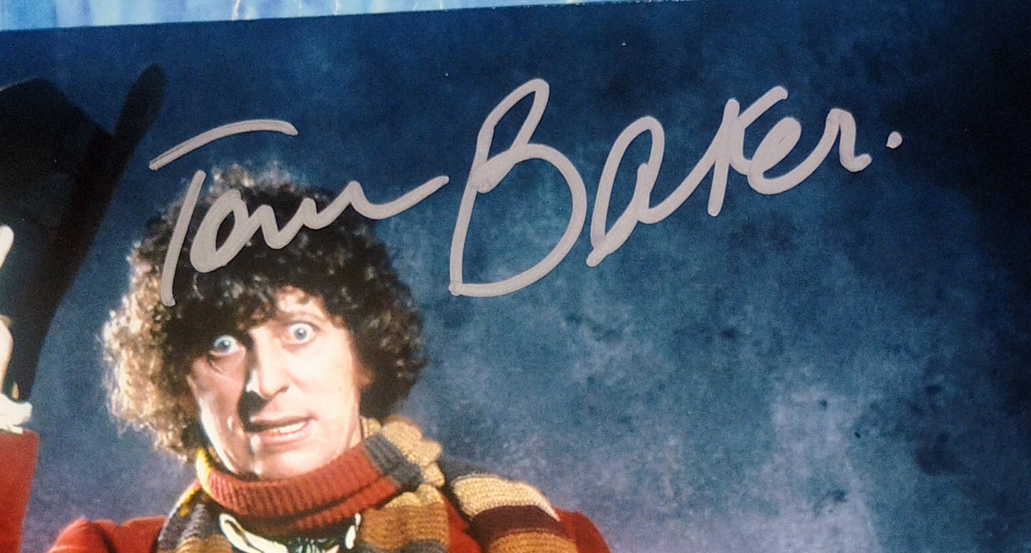Tom Baker Hand Signed Autograph 8x10 Photo JSA COA Doctor Who