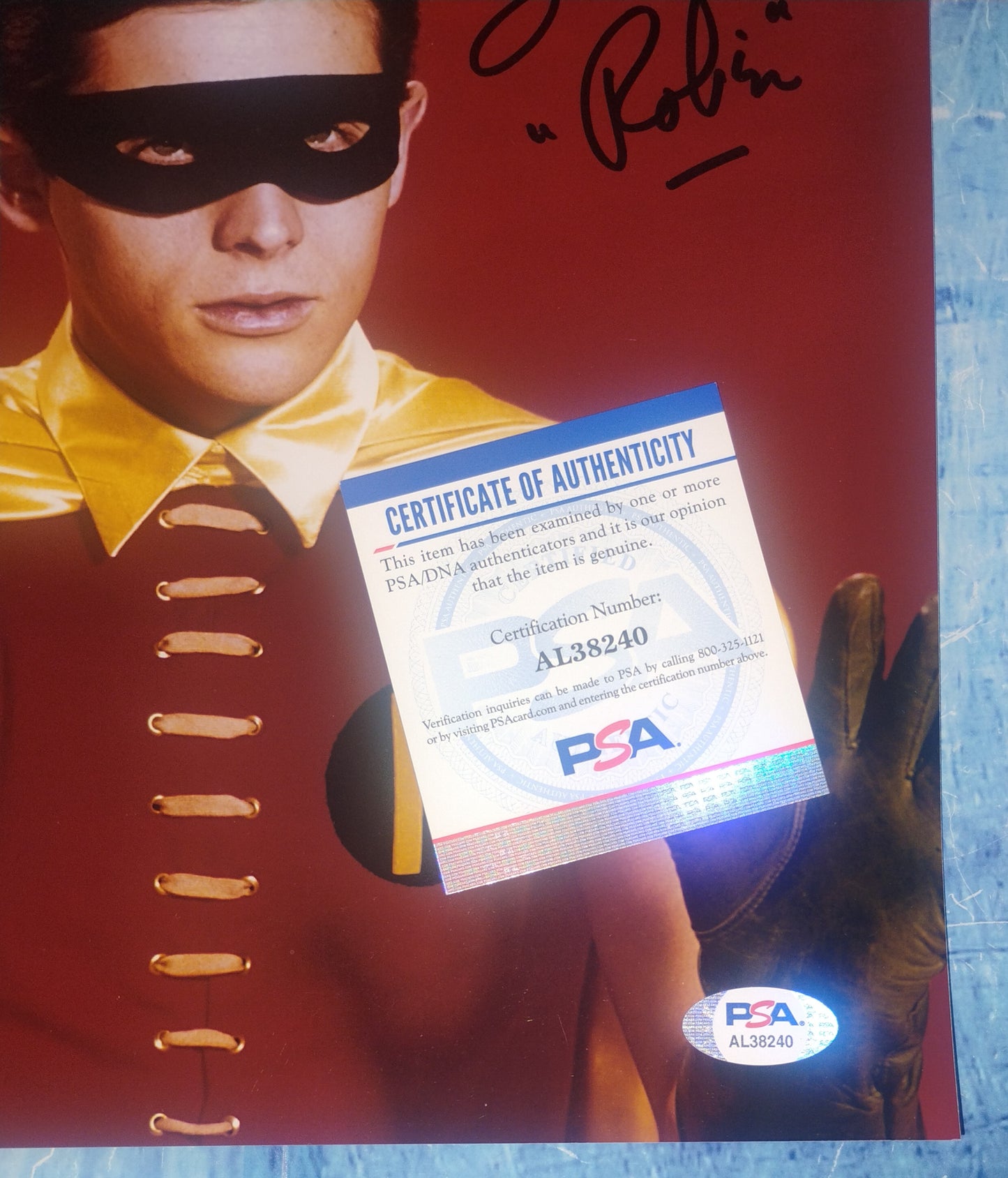 Burt Ward Hand Signed Autograph 8x10 Photo PSA COA Batman
