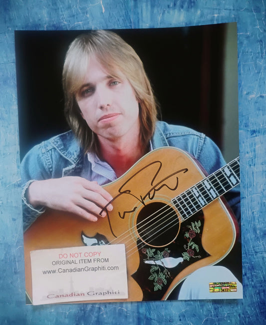 Tom Petty Hand Signed Autograph 8x10 Photo COA