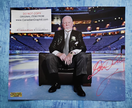 Don Cherry Hand Signed Autograph 8x10 Photo Coach's Corner