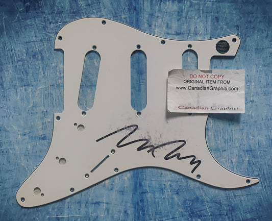 Bryan Ferry Hand Signed Autograph Guitar Pick Guard COA Roxy Music