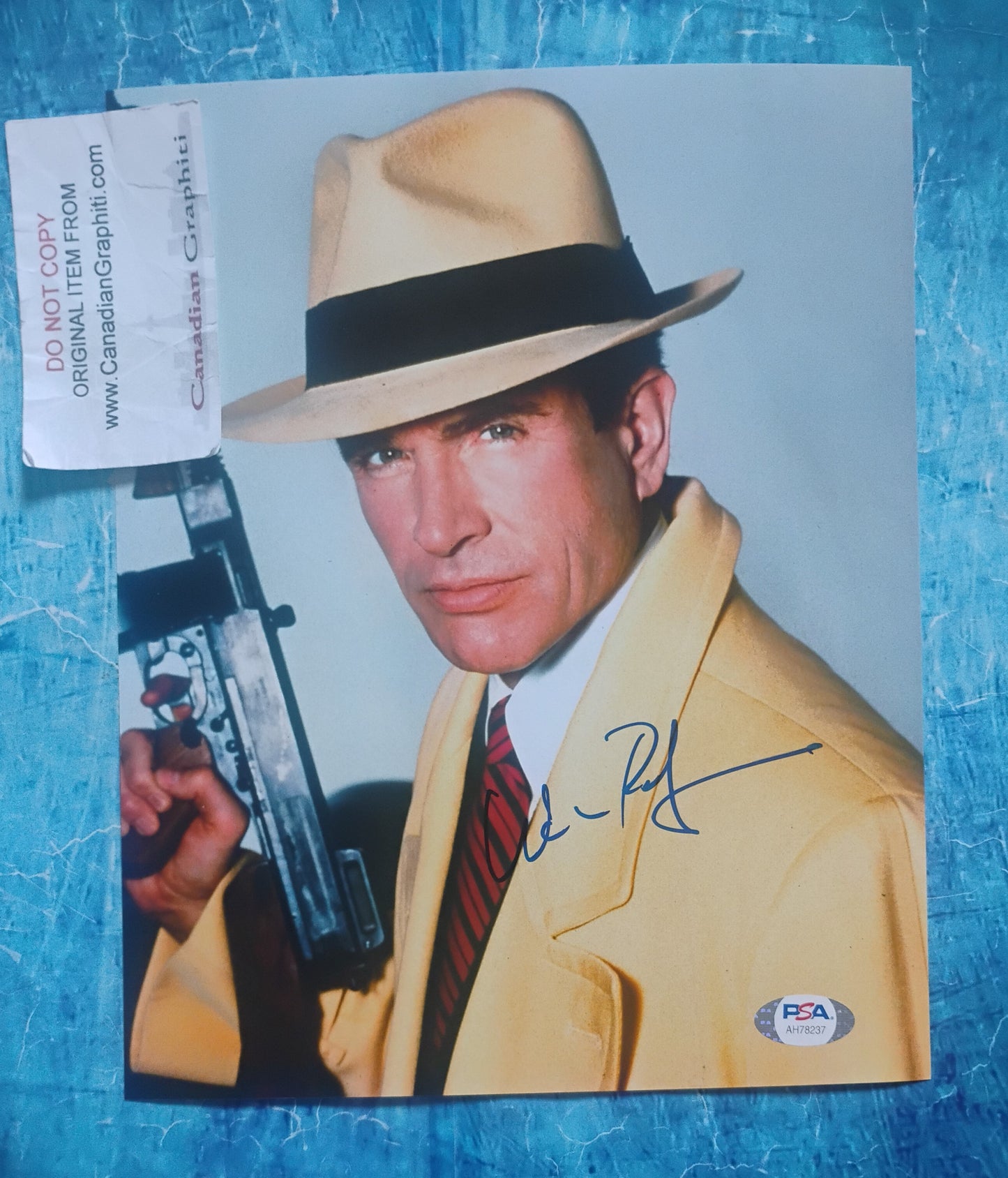 Warren Beatty Hand Signed Autograph 8x10 Photo PSA COA Dick Tracy