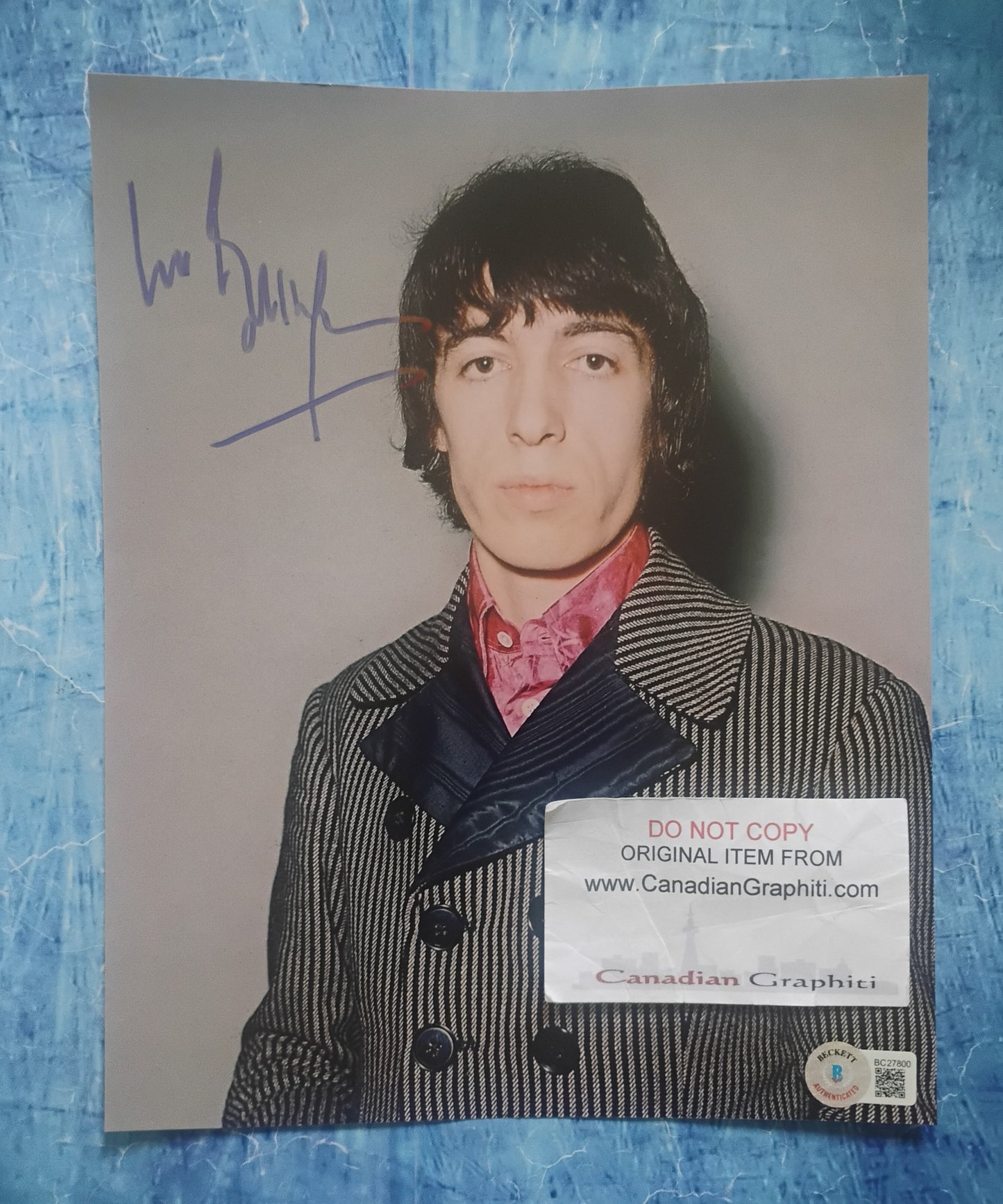 Bill Wyman Hand Signed Autograph 8x10 Photo BAS COA Rolling Stones