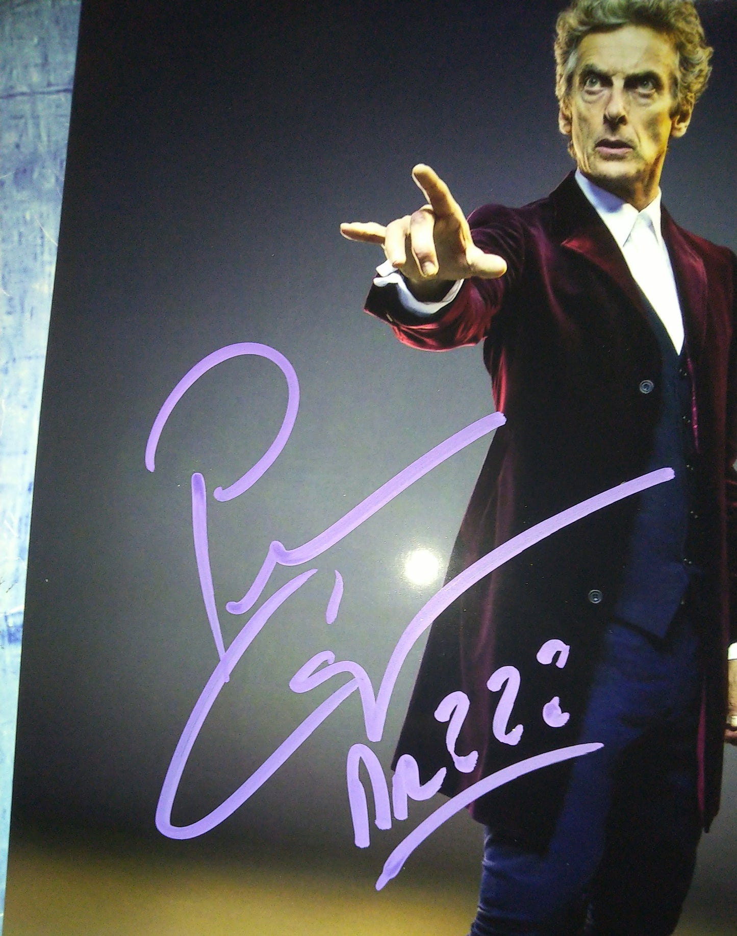 Peter Capaldi Hand Signed Autograph 8x10 Photo COA