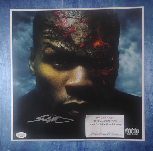 50 Cent Hand Signed Autograph Photo JSA COA