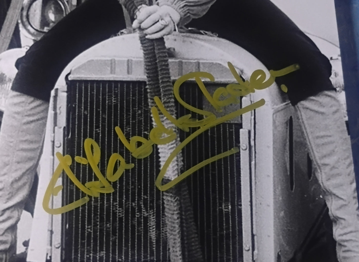 Tom Baker & Elisabeth Sladen Hand Signed Autograph Photo COA Doctor Who