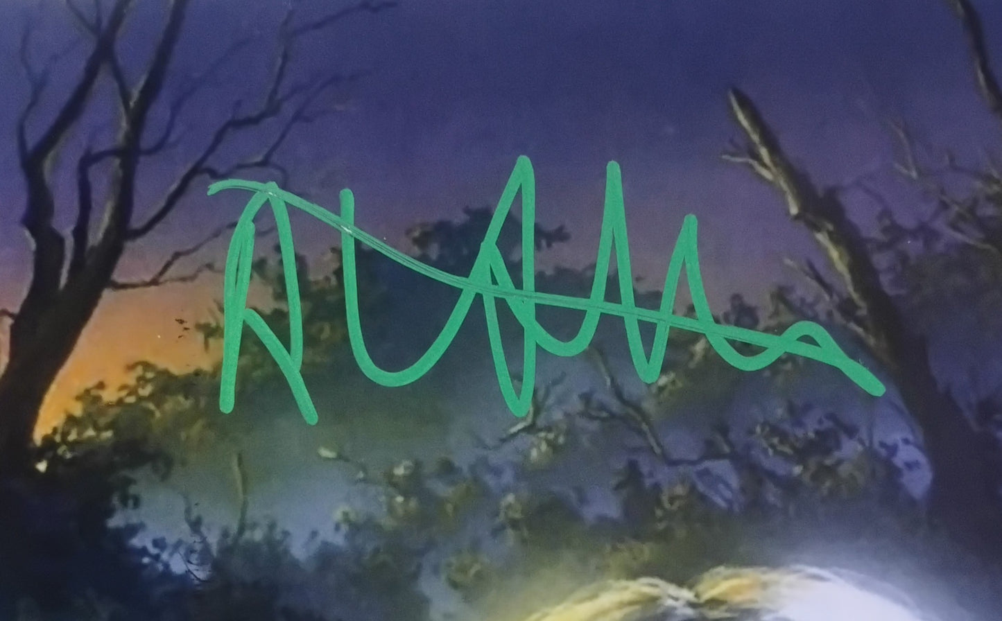 RL Stine & Tim Jacobus Hand Signed Autograph Goosebumps Poster COA