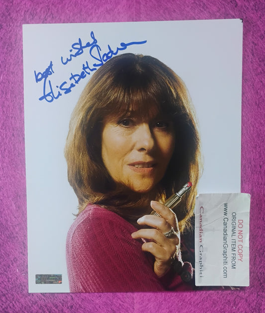 Elisabeth Sladen Hand Signed Autograph 8x10 Photo COA Doctor Who