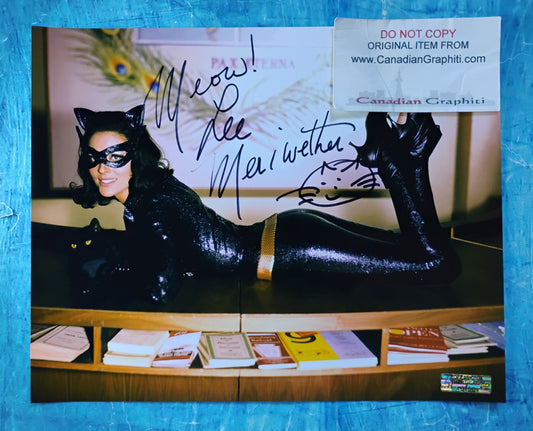 Lee Meriwether Hand Signed Autograph 8x10 Photo COA Catwoman