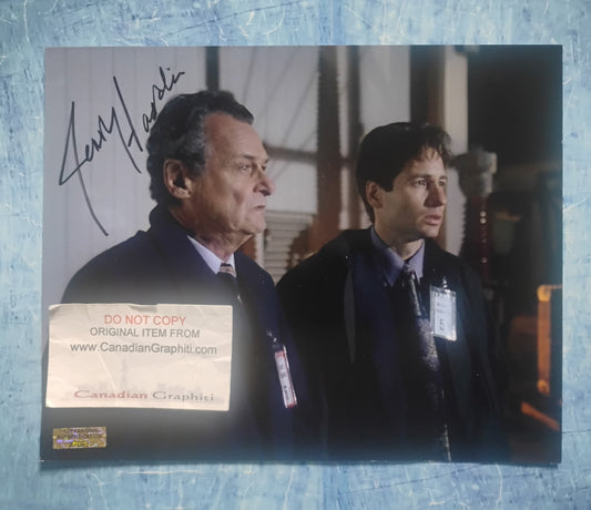Jerry Hardin Hand Signed Autograph 8x10 Photo COA X-Files