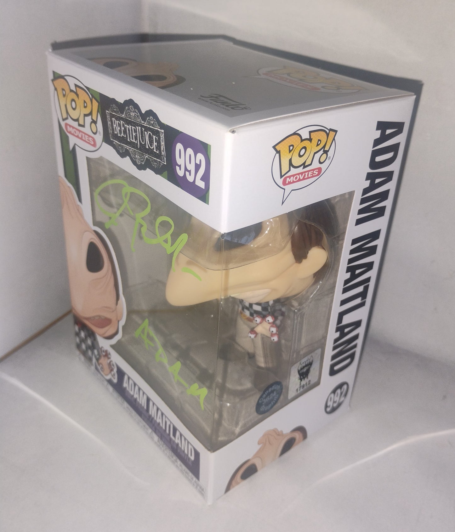 Alec Baldwin Hand Signed Autograph Beetlejuice Funko Pop COA