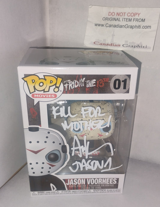 Ari Lehman Hand Signed Autograph Jason Voorhees Funko Pop COA Friday The 13th