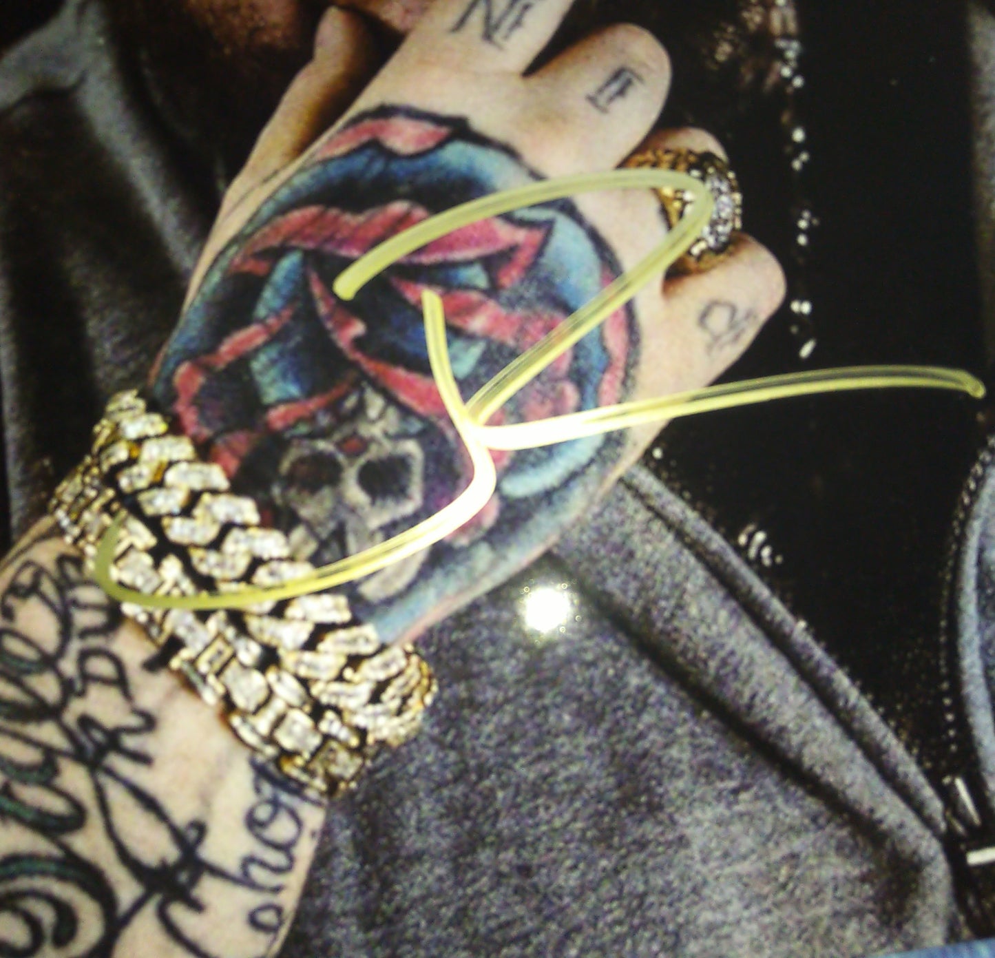 Jelly Roll Hand Signed Autograph 8x10 Photo COA