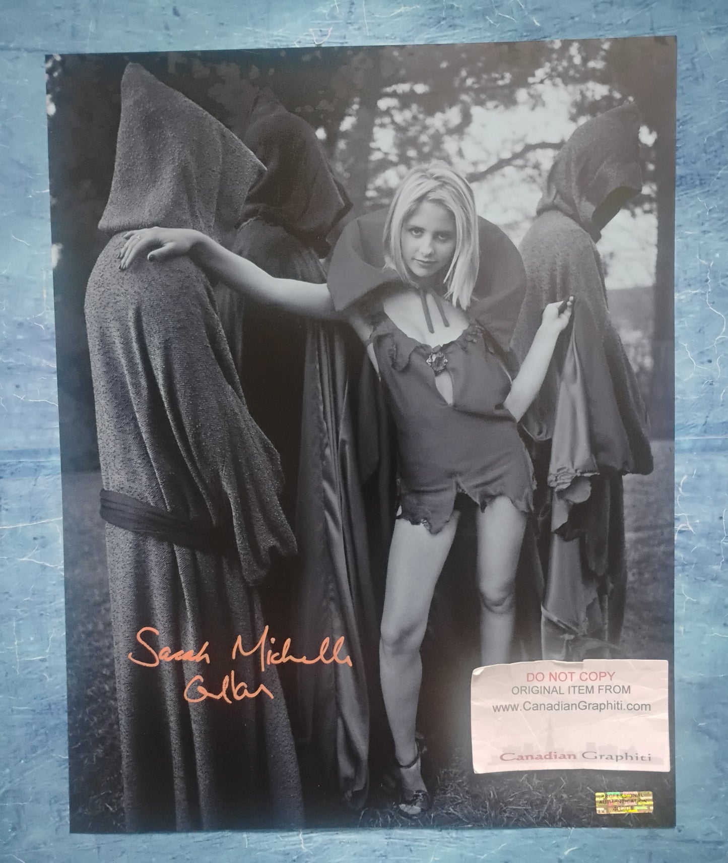 Sarah Michelle Gellar Hand Signed Autograph 11x14 Photo COA Buffy The Vampire Slayer