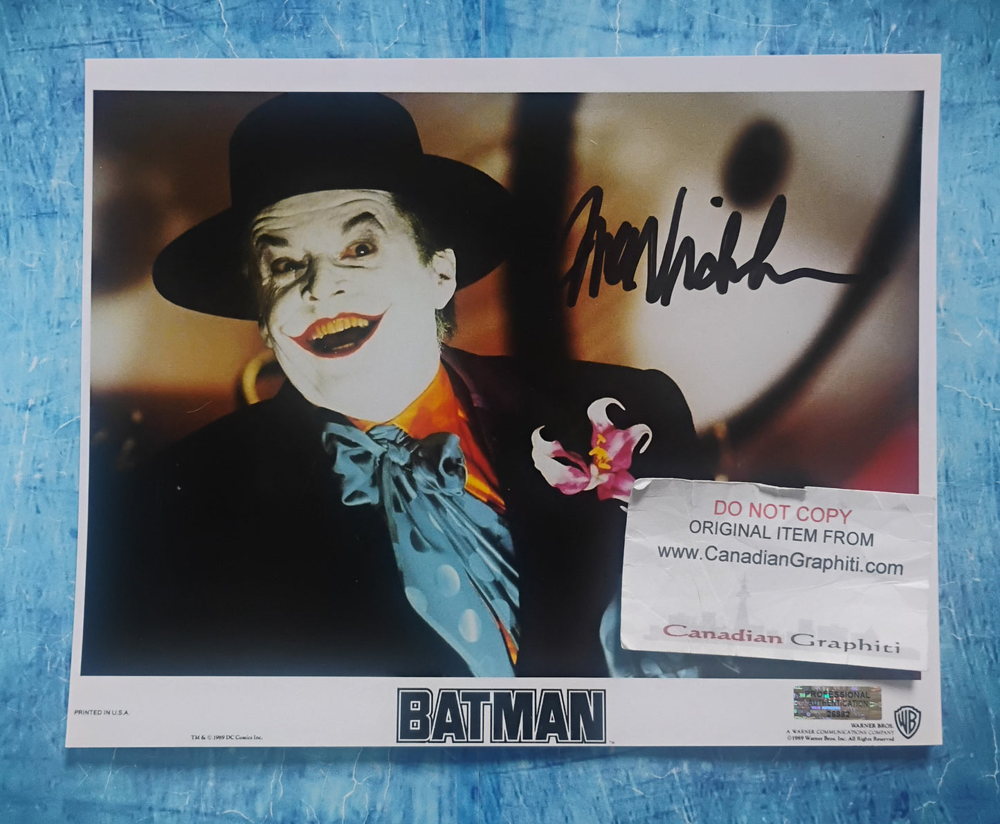 Jack Nicholson Hand Signed Autograph 8x10 Photo COA The Joker