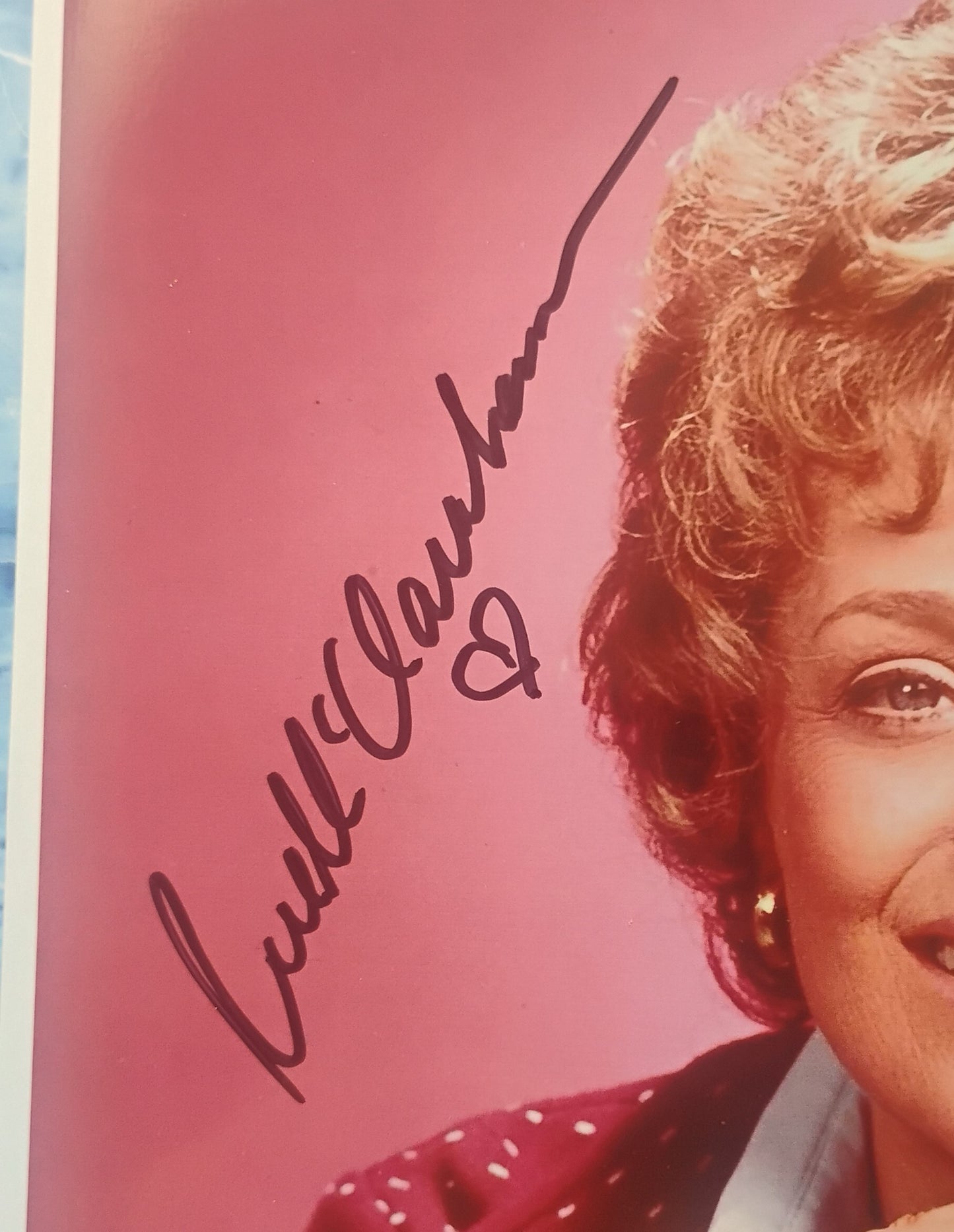 Rue McClanahan Hand Signed Autograph 8x10 Photo COA