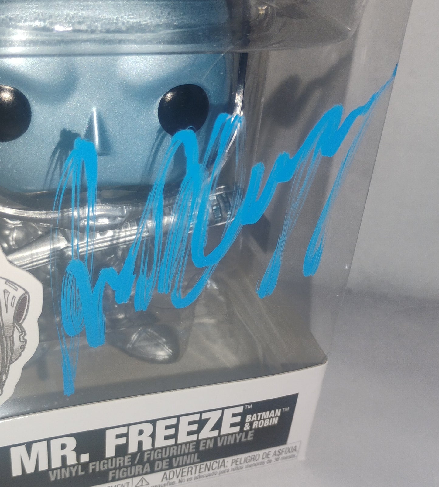 Arnold Schwarzenegger Hand Signed Autograph Mr Freeze Funko Pop COA Batman