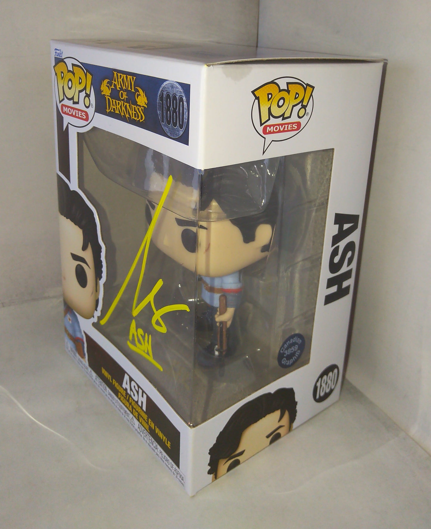 Bruce Campbell Hand Signed Autograph Ash Funko Pop COA Army Of Darkness