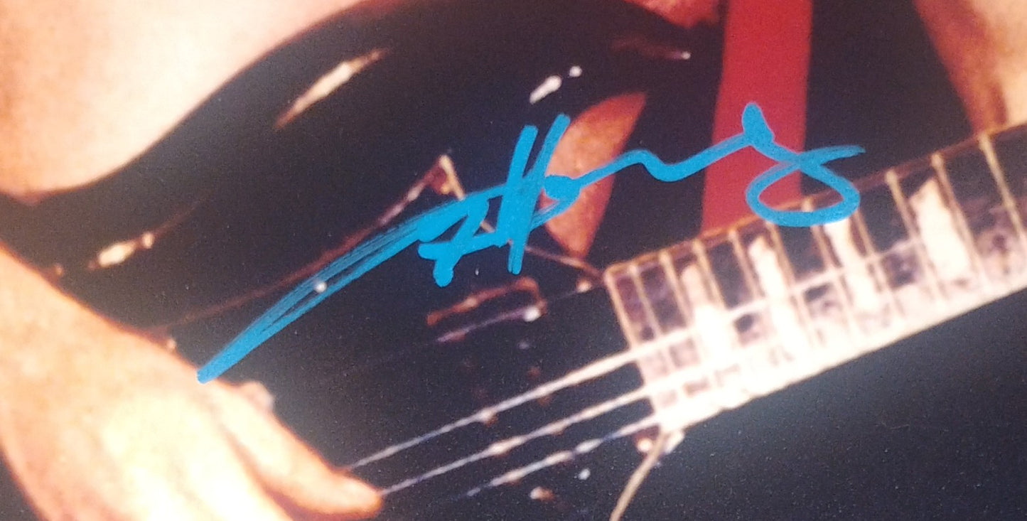 Angus Young AC/DC Hand Signed Autograph 11x14 Photo JSA COA