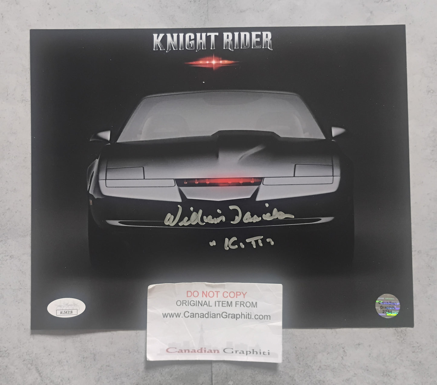 William Daniels Hand Signed Autograph 8x10 Photo JSA COA Knight Rider
