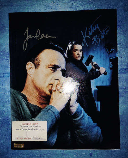 James Caan & Kathy Bates Hand Signed Autograph 11x14 Photo COA Misery