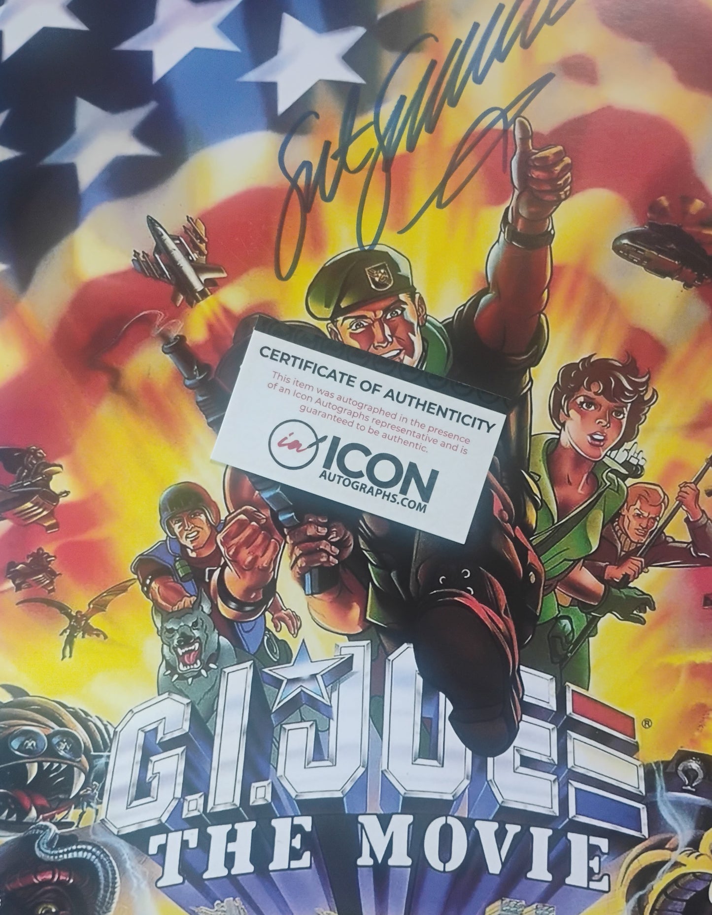 Sgt Slaughter Robert Remus Hand Signed Autograph 11x17 Photo COA GI Joe