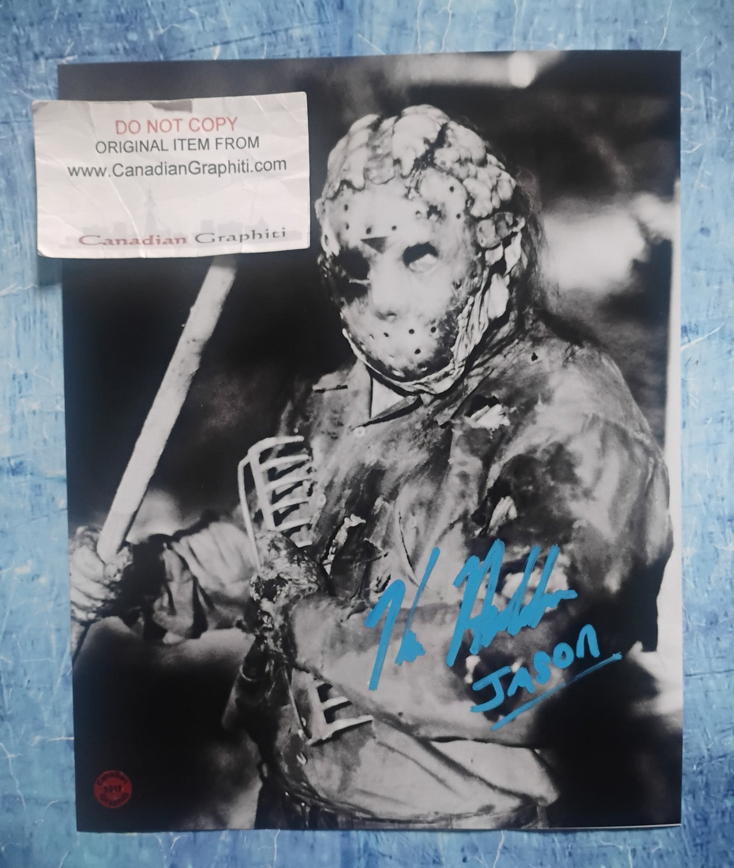 Kane Hodder Hand Signed Autograph 8x10 Photo COA Friday The 13th