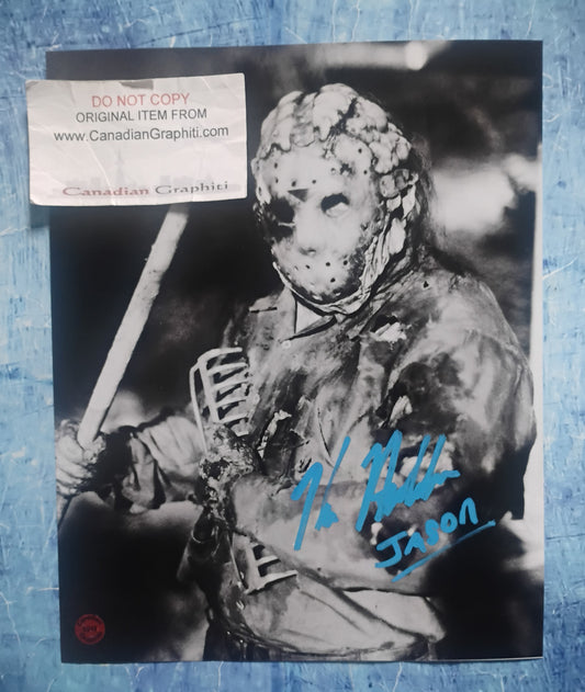 Kane Hodder Hand Signed Autograph 8x10 Photo COA Friday The 13th