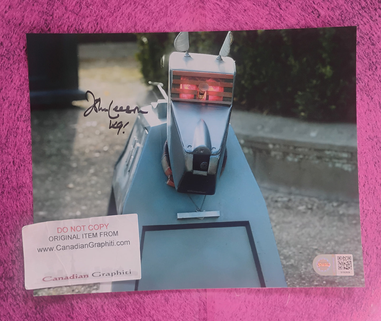 John Leeson Hand Signed Autograph 8x10 Photo SWAU COA Doctor Who