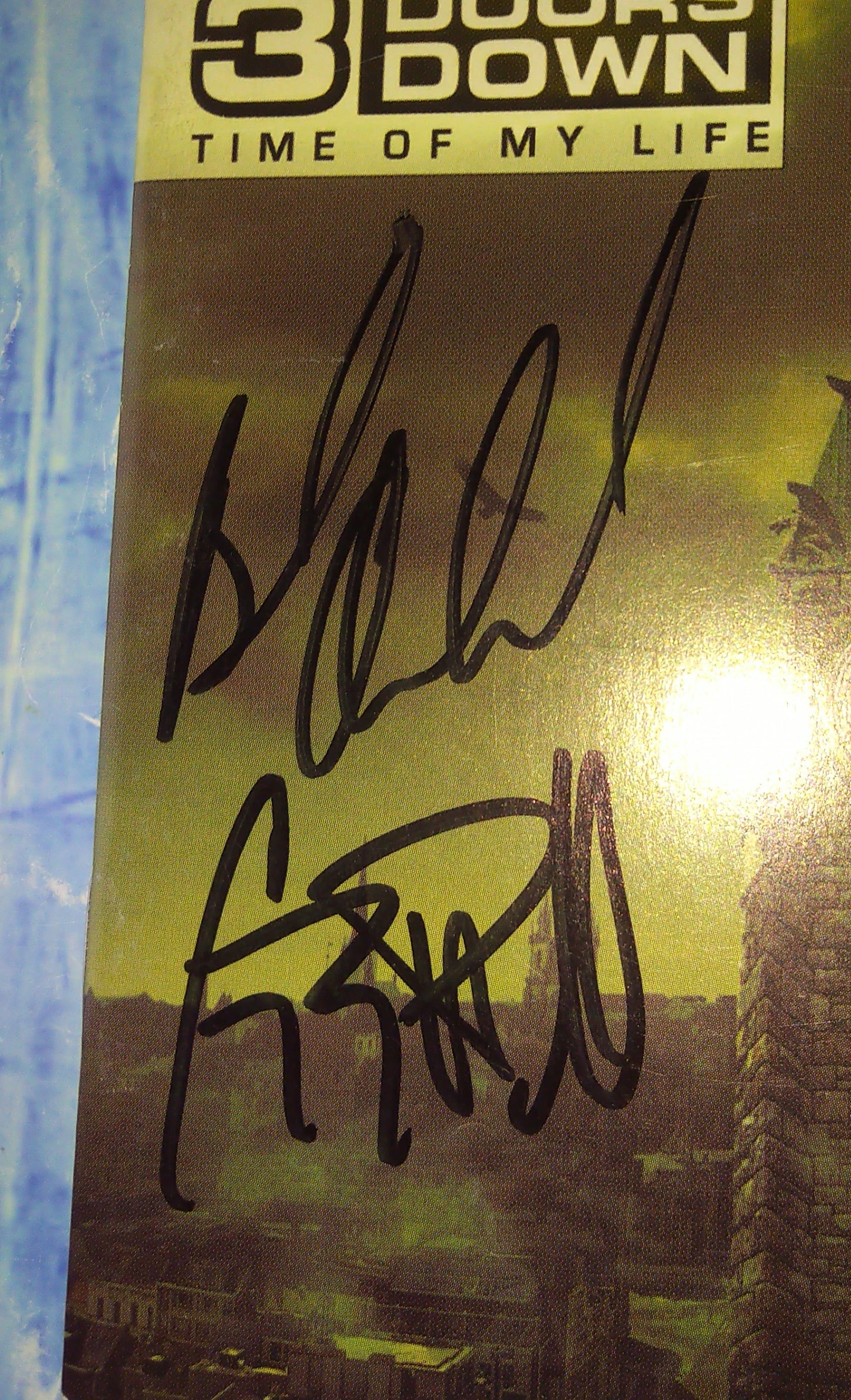 3 Doors Down Hand Signed Autograph CD Booklet JSA COA Brad Arnold