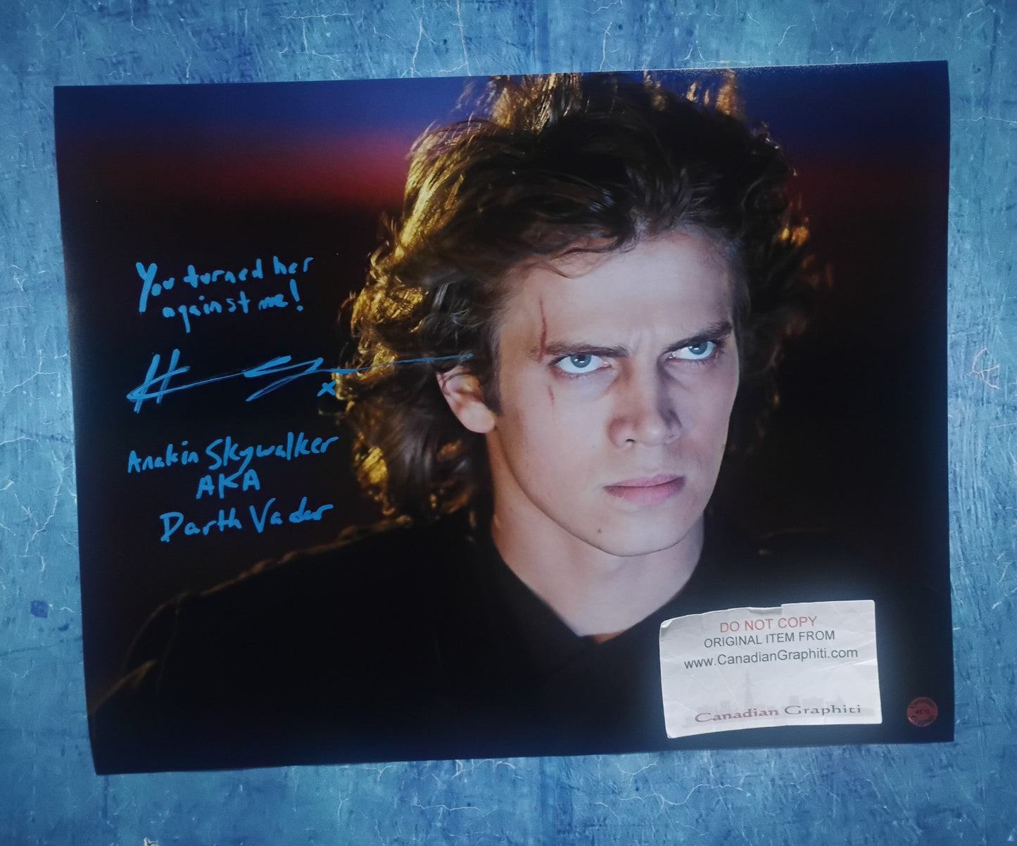 Hayden Christensen Hand Signed Autograph 11x14 Photo COA Star Wars
