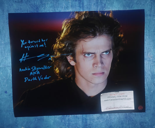 Hayden Christensen Hand Signed Autograph 11x14 Photo COA Star Wars