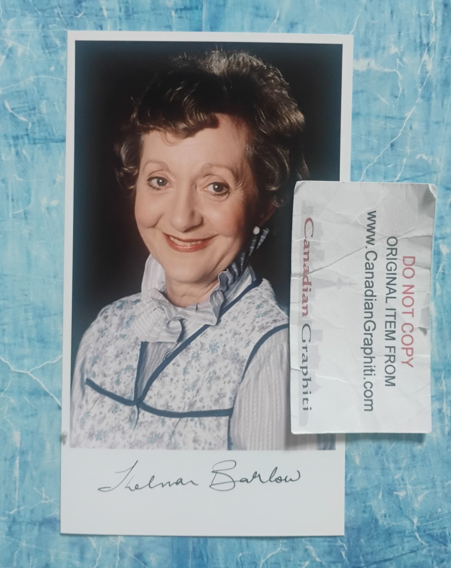 Thelma Barlow Hand Signed Autograph Photo COA