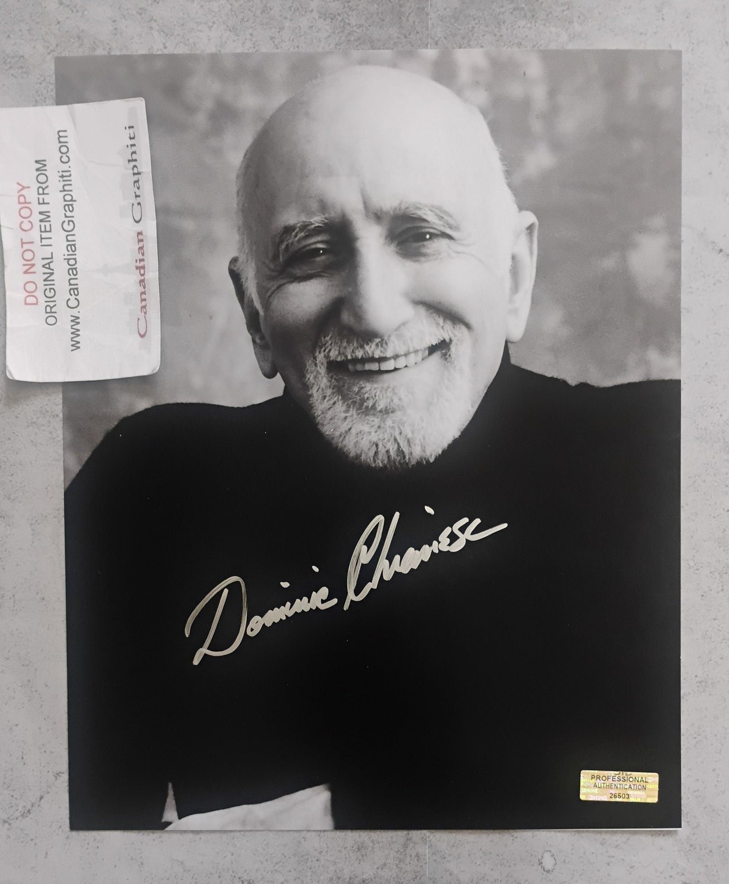 Dominic Chianese Hand Signed Autograph 8x10 Photo COA