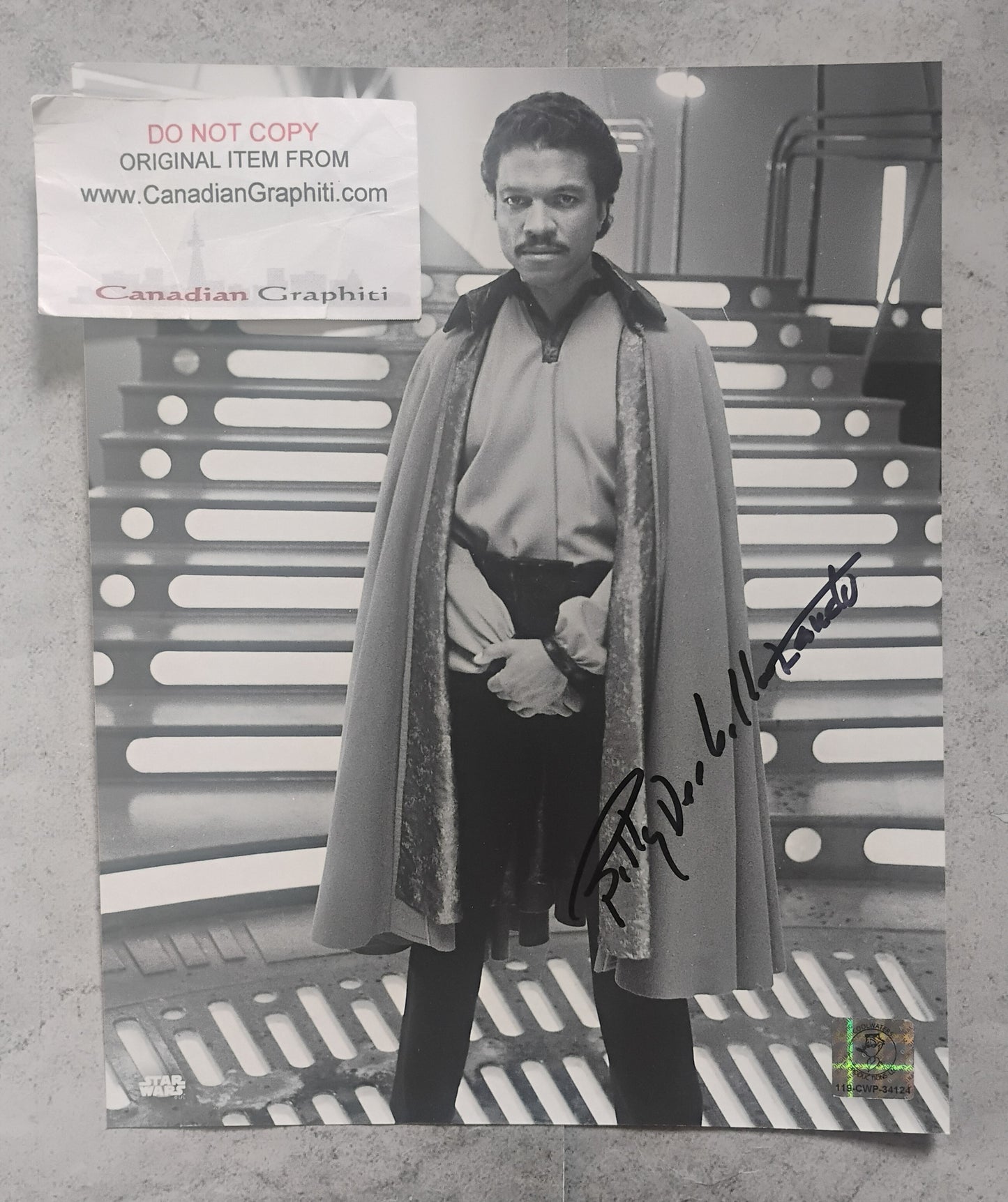Billy Dee Williams Hand Signed Autograph 8x10 Photo COA Star Wars