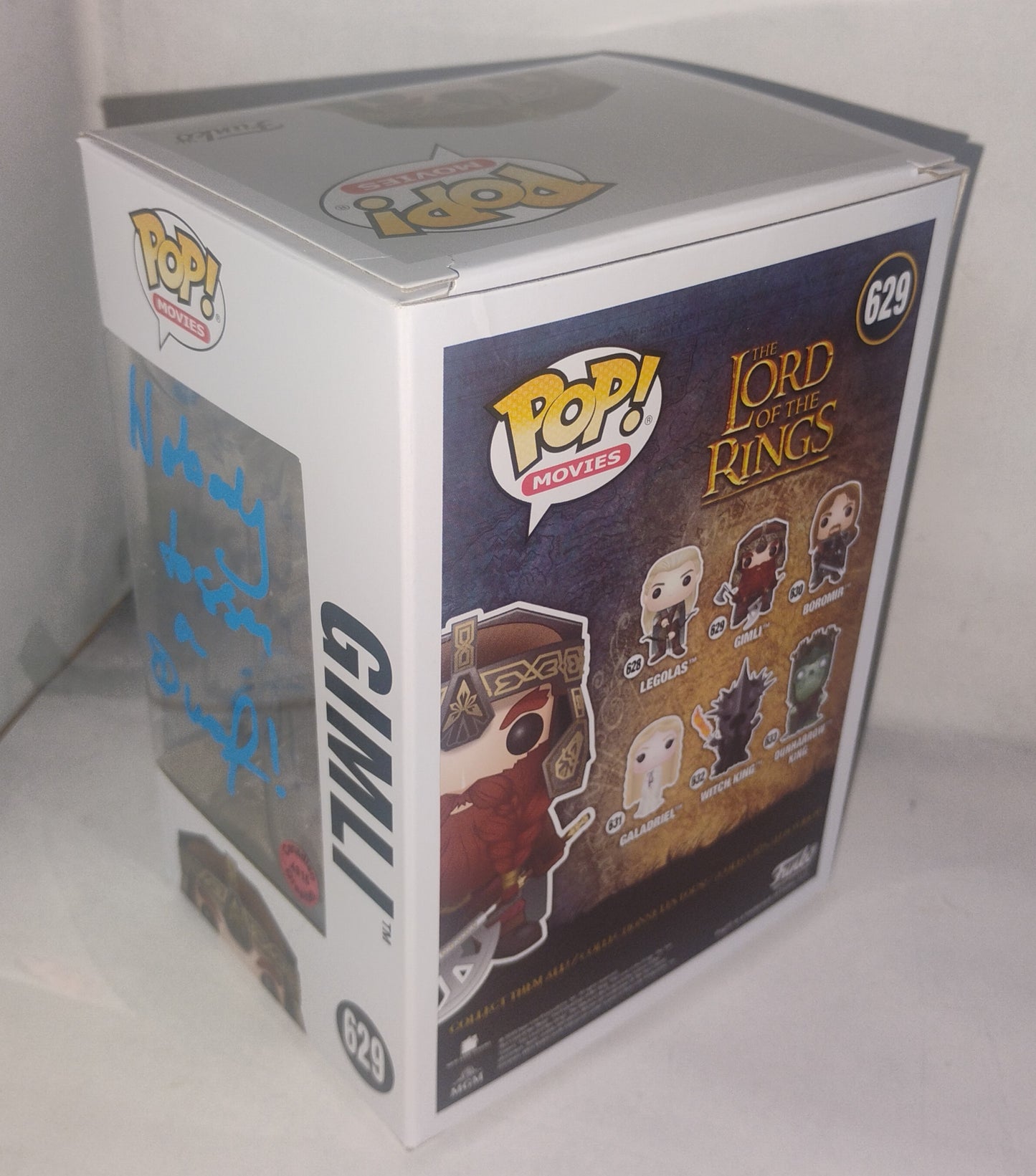 John Rhys-Davies Hand Signed Autograph Lord Of The Rings Funko Pop OPix COA