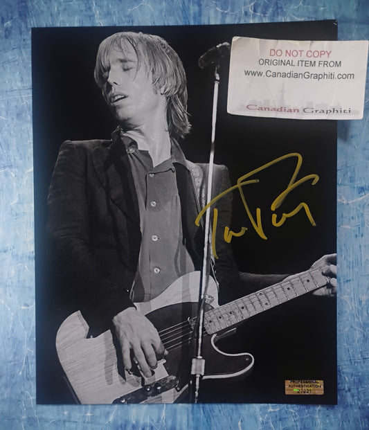 Tom Petty Hand Signed Autograph 8x10 Photo COA