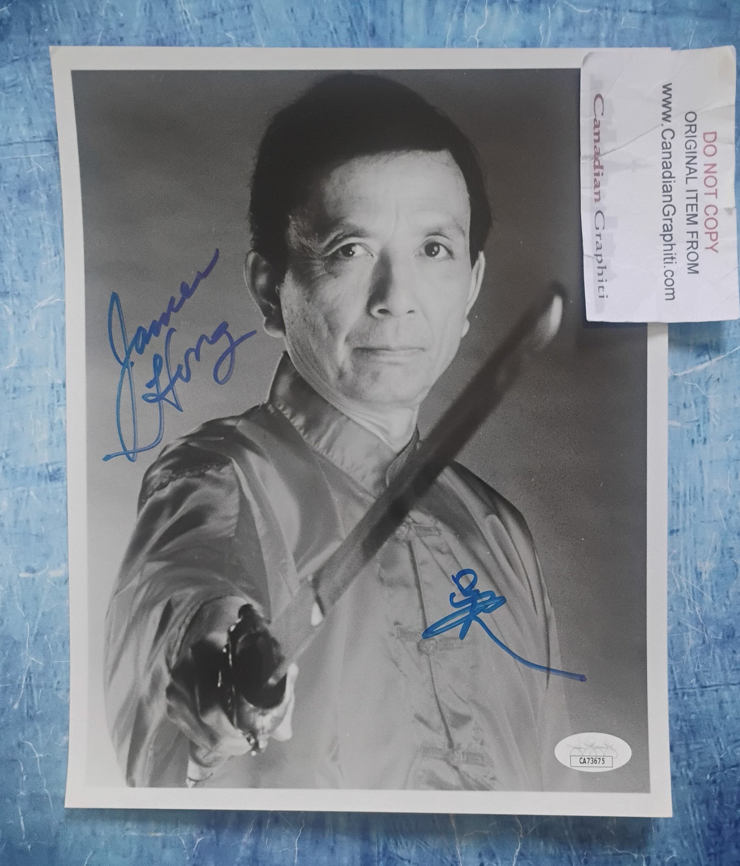 James Hong Hand Signed Autograph 8x10 Photo JSA COA