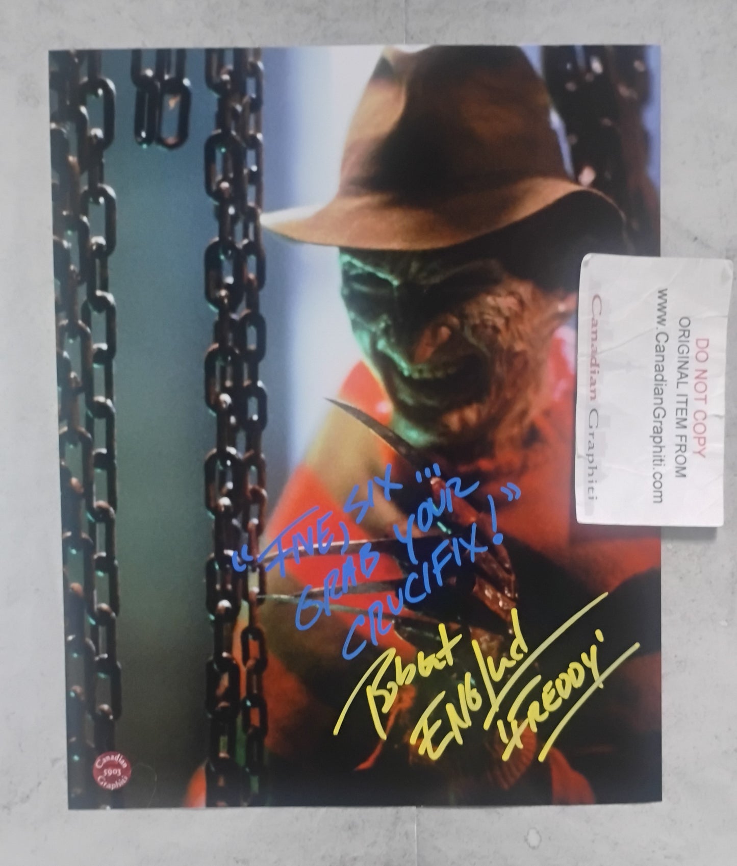Robert Englund Hand Signed Autograph 8x10 Photo COA Nightmare On Elm Street