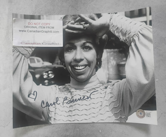 Carol Burnett Hand Signed Autograph 8x10 Photo BAS COA