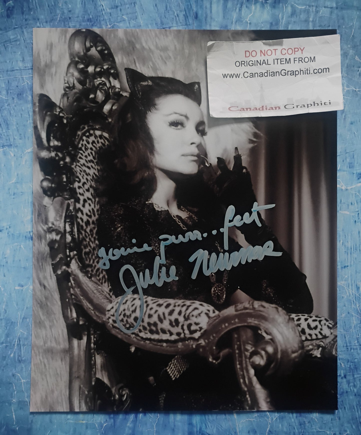 Julie Newmar Hand Signed Autograph 8x10 Photo COA Catwoman
