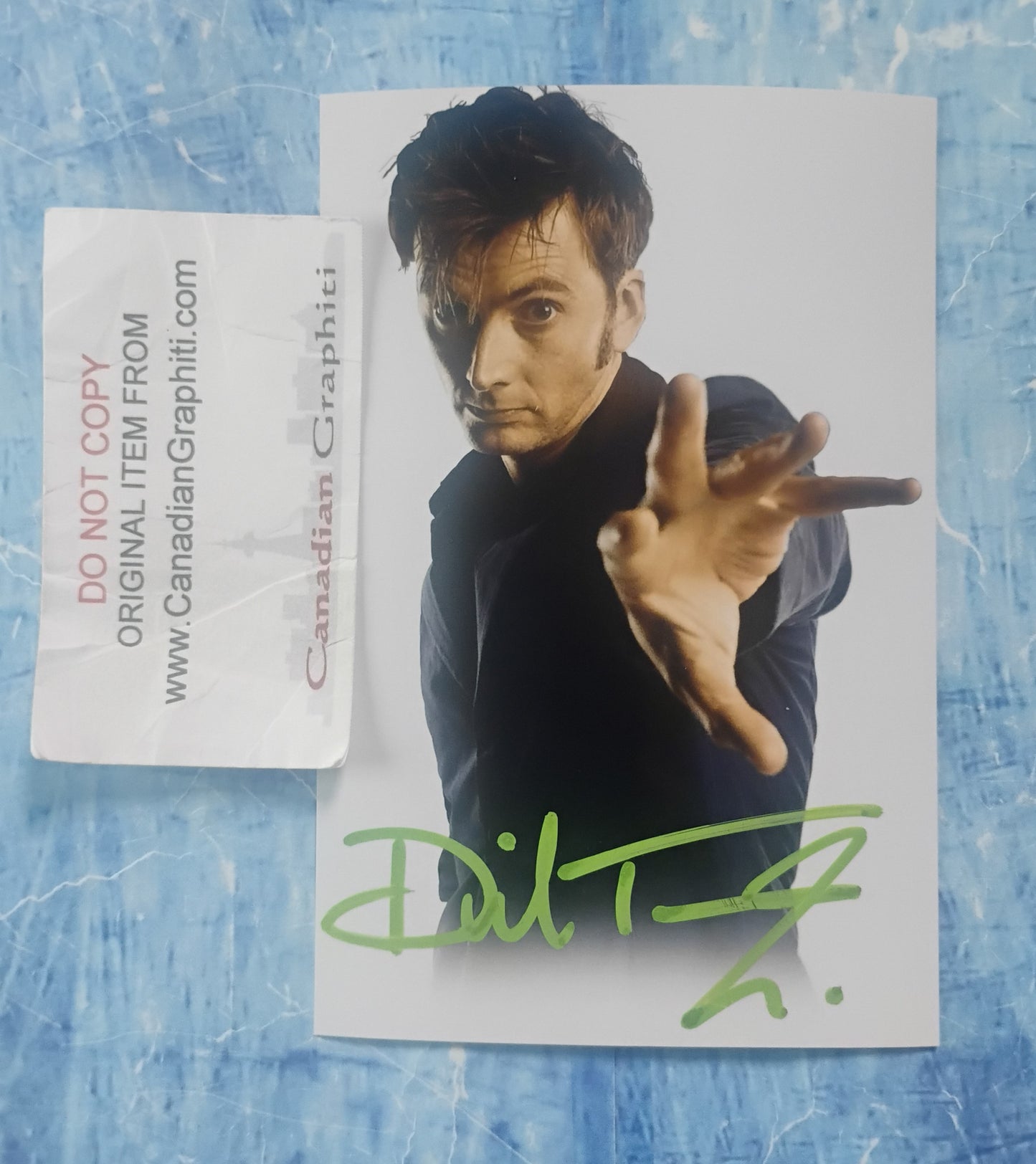 David Tennant Hand Signed Autograph Photo COA Doctor Who