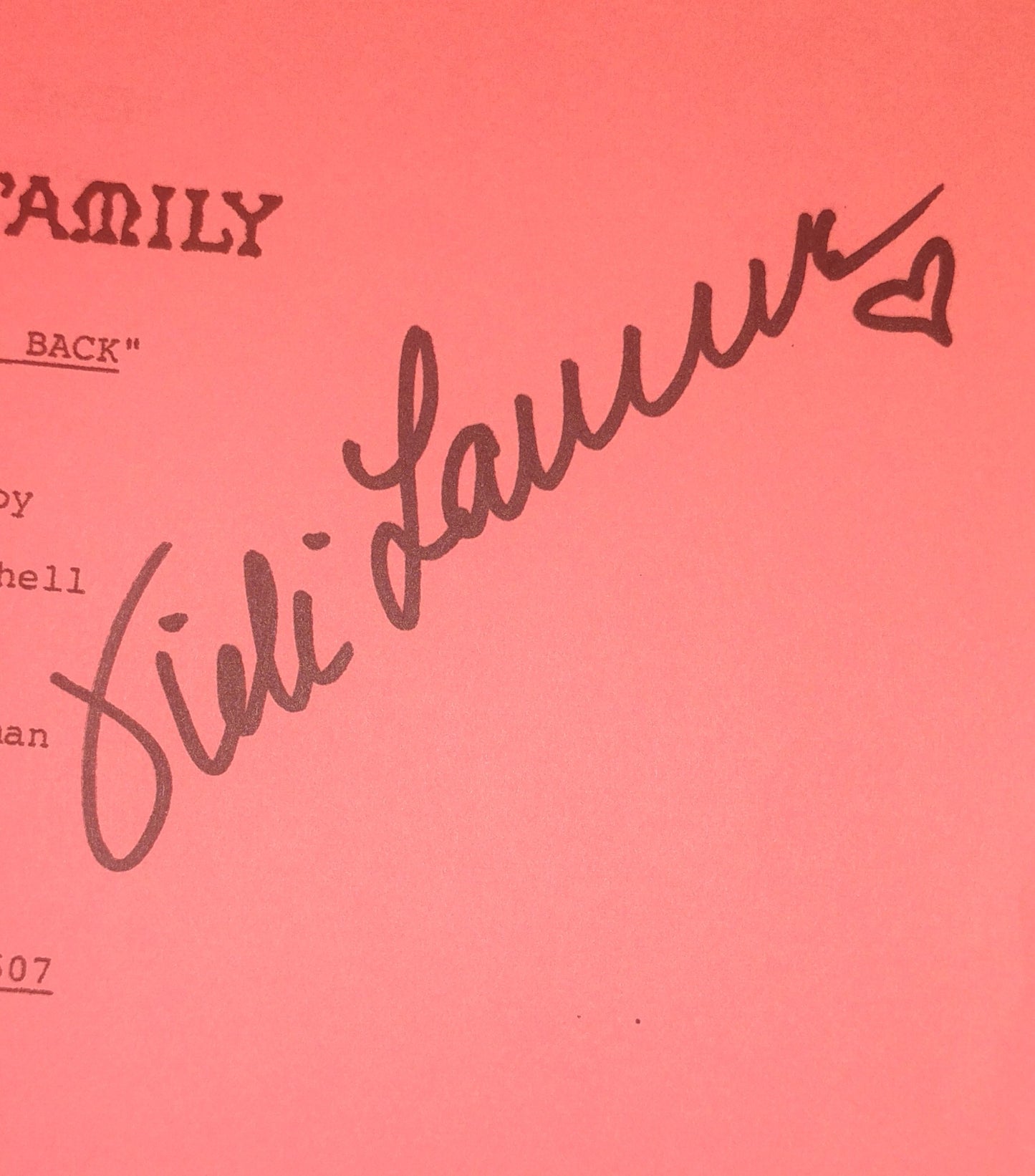 Vicki Lawrence Hand Signed Autograph Mama's Family Script COA